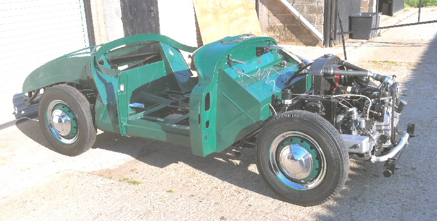 Jowett Jupiter being restored for racing